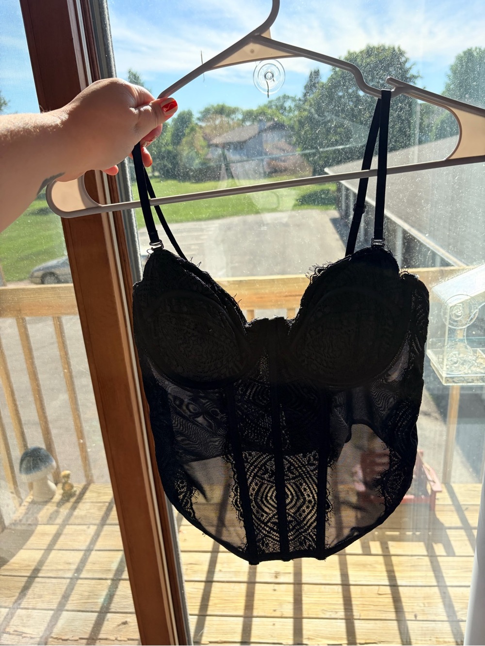 Garage Black Lace Corset size small